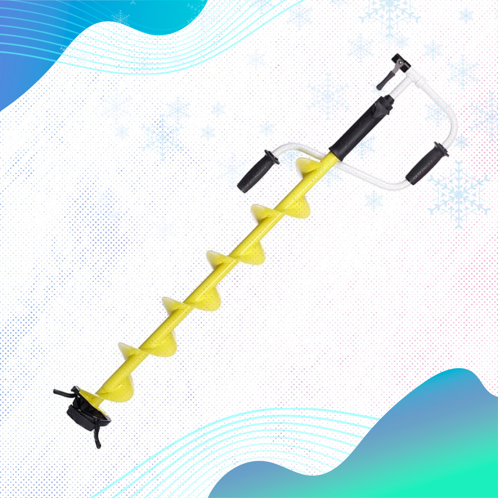 Ледобур двуручный телескопический Iceberg Siberia d-110 мм v3.0 правое вращение LA-110RS