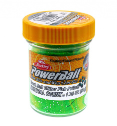 Форелевая паста Berkley Натурал Сцент Глиттер Траут Бейт / Natural Scent Glitter Trout Bait Рыбный пеллетс Флуоресцентный Зелёно-жёлтый / Fish Pellets Fluorescent Green Yellow цвет флуоресцентный зелено-желтый с блеском SAP-1239482