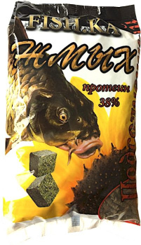 Жмых конопляный гранулированный Fishka 4 мм 800 гр