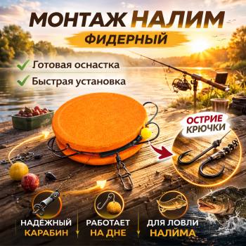 Монтаж налим фидерный смарт байтс