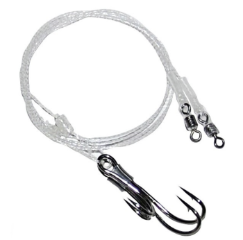 Поводки жерличные плетеные Smart Baits 45 см кр №1/0 2 шт/упак