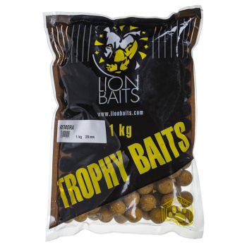 Бойлы тонущие трофейные Lion Baits Клубника с медом 20 мм 1 кг