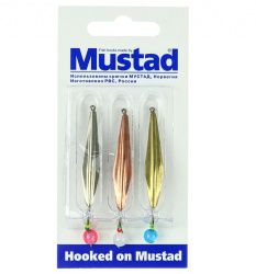 Набор зимних блесен Mustad Пелла+шар 2,8 гр 3 шт/упак