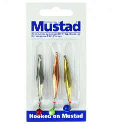 Набор зимних блесен Mustad Уралка+шар 3,3 гр 3 шт/упак