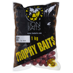 Бойлы тонущие трофейные Lion Baits Чеснок с перцами 20 мм 1 кг