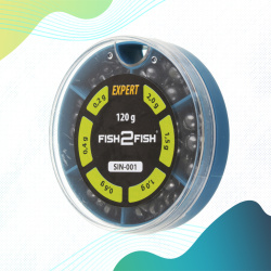 Набор грузил AK Фиш ту Фиш / Fish2Fish SIN-001 120 г