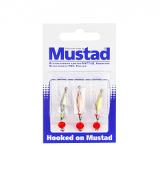 Набор зимних блесен Mustad Бета+шар 1,3 гр 3 шт/упак