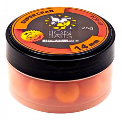 Бойлы плавающие Lion Baits Супер краб 14 мм 25 гр
