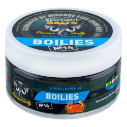 Бойлы тонущие Elephant Baits Краб 14 мм 150 гр