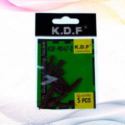 Клипса-резиновый конус KDF 9047-2 цв коричневый 5 шт/упак