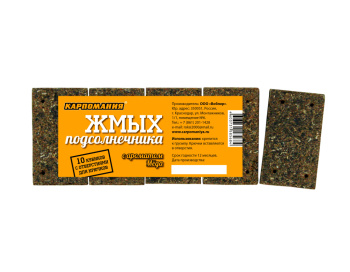 Макуха подсолнечника прессованная CM Мед 450 гр
