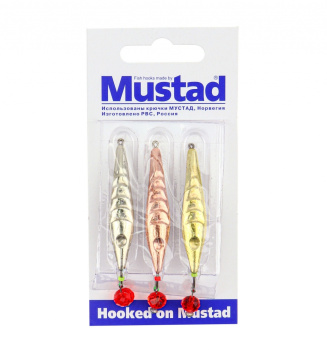 Набор зимних блесен Mustad Успех 6,8 гр 3 шт/упак