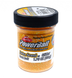 Форелевая паста Berkley Экстра Сцент Глиттер / Extra Scent Glitter Траут Бейт Икра лосося / Trout Bait Salmon Egg цвет персиковый с блеском SAP-1004933