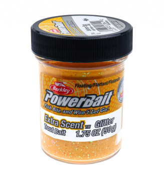 Форелевая паста Berkley Экстра Сцент Глиттер / Extra Scent Glitter Траут Бейт Икра лосося / Trout Bait Salmon Egg цвет персиковый с блеском SAP-1004933