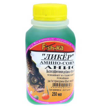 Кукурузный сироп амино Fishka Анис 250 мл