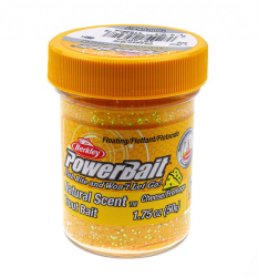 Форелевая паста Berkley Натурал Сцент Глиттер Траут Бейт / Natural Scent Glitter Trout Bait Сыр / Cheese цвет натурально-сырный с блеском SAP-1152856