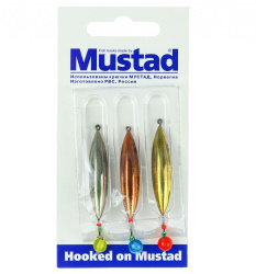 Набор зимних блесен Mustad Лодочка+шар 5,2 гр 3 шт/упак
