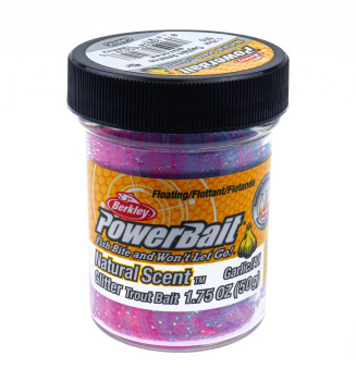 Форелевая паста Berkley Натурал Сцент Глиттер Траут Бейт / Natural Scent Glitter Trout Bait Чеснок Капитан Америка / Garlic Captain America цвет капитан-америка с блеском SAP-1290573