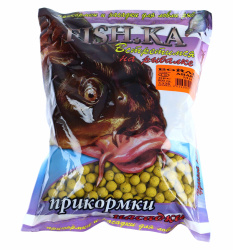 Бойлы мини тонущие Fishka Ананас 8-10 мм 800 гр