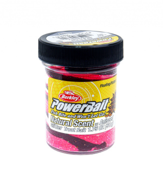 Форелевая паста Berkley Натурал Сцент Глиттер Траут Бейт / Natural Scent Glitter Trout Bait Анис Чёрно-красный / Aniseed Blk Red цвет черно-красный с блеском SAP-1522041