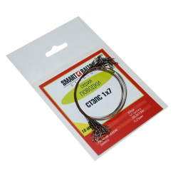 Поводки Стэлс 1*7 Smart Baits 15 см 6 кг 5 шт/упак