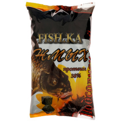 Жмых подсолнечника и конопляный Fishka 800 гр