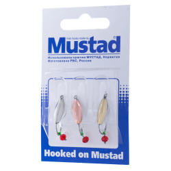 Набор зимних блесен Mustad Гамма+шар 1,3 гр 3 шт/упак