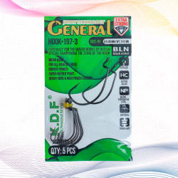 Крючки офсетные KDF Генерал/General 197-3 №1