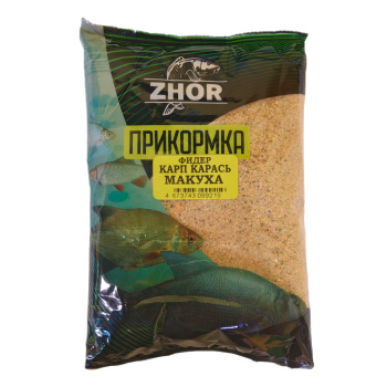 Прикормка Zhor Фидер Карп-Карась Макуха 800 гр