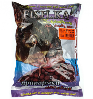 Бойлы тонущие Fishka Слива 14 мм 800 гр