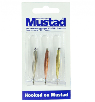 Набор зимних блесен Mustad Хищник PR-56 2,3 гр 3 шт/упак