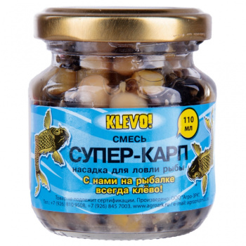 Зерновая смесь Klevo Супер-Карп 110 мл