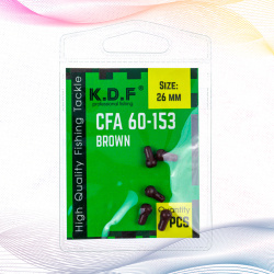 Бусина отбойник KDF 60-153 26 мм цв коричневый 5 шт/упак