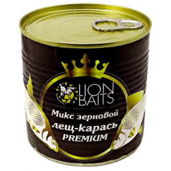 Зерновая смесь Lion Baits Лещ-карась премиум 430 мл