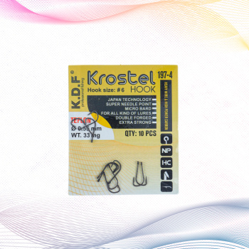 Крючки KDF Кростел/Krostel 197-4 №6