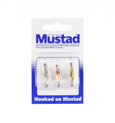 Набор зимних блесен Mustad Бета 1,3 гр 3 шт/упак