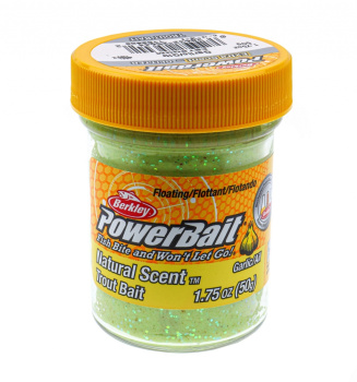 Форелевая паста Berkley Натурал Сцент Глиттер Траут Бейт / Natural Scent Glitter Trout Bait Чеснок / Garlic цвет чесночный с блеском SAP-1152858