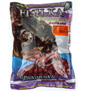 Бойлы тонущие Fishka Запах червя 14 мм 800 гр
