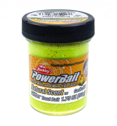 Форелевая паста Berkley Натурал Сцент Глиттер Траут Бейт / Natural Scent Glitter Trout Bait Чеснок Солнечно-жёлтый / Garlic Shunshine Yellow цвет солнечно-желтый SAP-1290577
