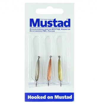 Набор зимних блесен Mustad Хищник PR-57 1,6 гр 3 шт/упак