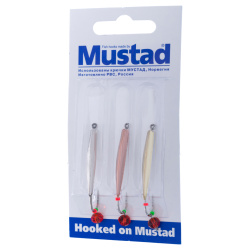 Набор зимних блесен Mustad Хищник PR-56+шар 2,3 гр 3 шт/упак