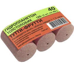 Гидропланктон Толстолобик Тутти-фрутти 3 шт*40 гр