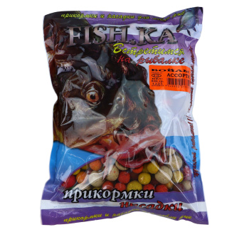 Бойлы тонущие Fishka Ассорти 8-18 мм 800 гр