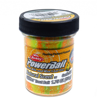 Форелевая паста Berkley Натурал Сцент Глиттер Траут Бейт / Natural Scent Glitter Trout Bait Чеснок Радуга / Garlic Rainbow цвет радужный с блеском SAP-1203187