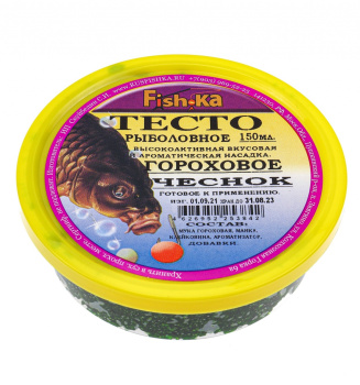 Тесто готовое гороховое Fishka Чеснок 150 мл