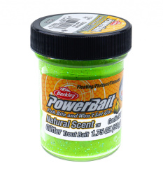 Форелевая паста Berkley Натурал Сцент Глиттер Траут Бейт / Natural Scent Glitter Trout Bait Чеснок Шартрез / Garlic Chartreuse цвет желто-зеленый SAP-1203186