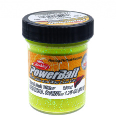 Форелевая паста Berkley Натурал Сцент Глиттер Траут Бейт / Natural Scent Glitter Trout Bait Печень Солнечно-жёлтый / Liver Sunshine Yellow цвет солнечно-желтый с блеском SAP-1239487