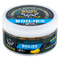 Бойлы тонущие Elephant Baits Банан 14 мм 150 гр
