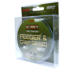 Плетеный шнур Kaida Ультимейт Фидер&Карп Брейд/Ultimate Feeder&Carp Braid 0,45 мм 200 м