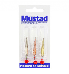 Набор зимних блесен Mustad Хищник PR-58+шар 2 гр 3 шт/упак